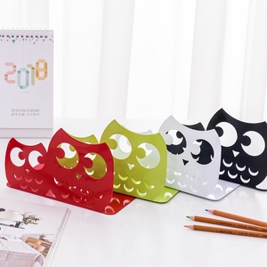<strong>Cute</strong> Owls Nonskid Metal <strong>Bookends</strong> Art <strong>Bookends</strong> for School Supplies 1 Pair As Book Holder - Product Image 1