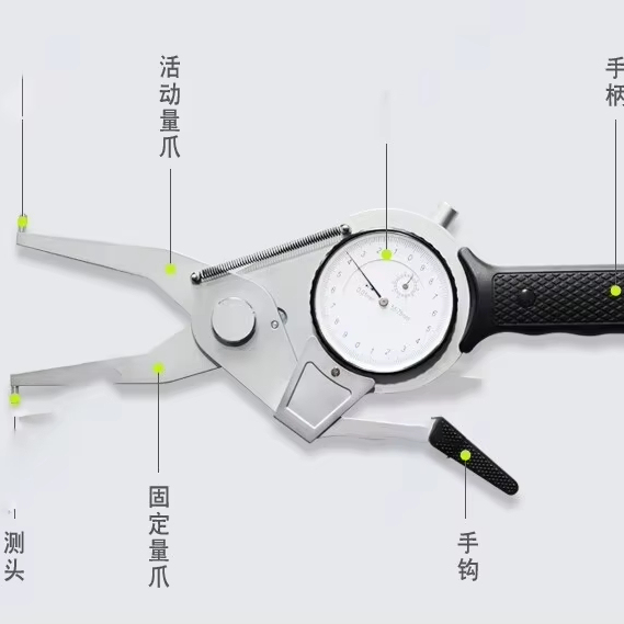 Professional Inside Dial Caliper Gauges 25mm 50mm 75mm 115mm +/-0.01mm Accuracy 15-135mm Range Precision Measurement Tool