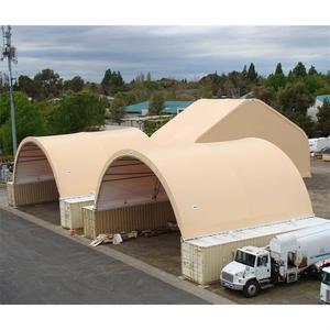 Carpa <span class=keywords><strong>de</strong></span> Almacenamiento Tipo Domo <span class=keywords><strong>de</strong></span> Tela <span class=keywords><strong>de</strong></span> PVC para Contenedores <span class=keywords><strong>de</strong></span> 40 pies, Excelente Resistencia a la Intemperie y Retardante <span class=keywords><strong>de</strong></span> Fuego - Product Image 3