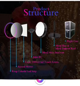 Usine chinoise photobooth moi <span class=keywords><strong>mariage</strong></span> miroir stand magique <span class=keywords><strong>Prix</strong></span> compétitif - Product Image 5