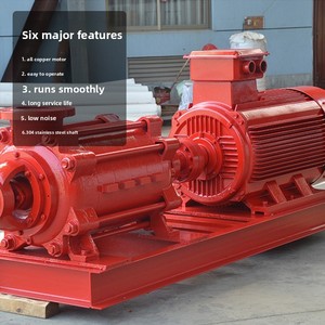 Pompe centrifuge multi-étages pour eaux claires, eaux usées et boues, pompe de drainage haute pression, raccord à bride DN50 - Product Image 2