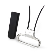 Fackelmann Décapsuleur et tire-bouchon portable 2-en-1 en métal à logo personnalisable, boîte de 120 décapsuleurs pour vin rouge
