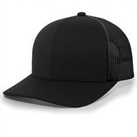 Topi Trucker Snapback Pacific Headwear, Stylish Unisex, 100% Campuran Katun, Dapat Disesuaikan untuk Kenyamanan Sepanjang Hari