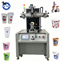 Equipo de Serigrafía Cilíndrica Automático SGW para Productos Redondos de Plástico y Vidrio