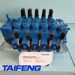 วาล์วไฮดรอลิกหลายทาง Taifeng รุ่น TRM15 ซีรีส์ 24V ควบคุมด้วยระบบไฟฟ้าไฮดรอลิกสำหรับรถขุด - Product Image 1