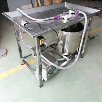 Injecteur manuel de marinade pour poulet en acier inoxydable, machine d'injection manuelle de marinade pour viande, prix usine