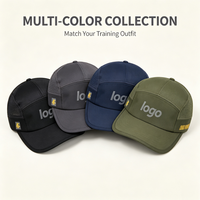 Gorra Deportiva Personalizada de 5 Paneles para Maratón con Logotipo Reflectante, Gorra de Running para Hombre, Gorra de Trail Running Personalizada