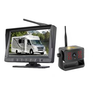 IPoster 7 inç ekran, kamyonlar, RV ve kamyonetler için IPS dijital kablosuz DVR 1080P kablosuz güneş geri görüş kamerası - Product Image 1