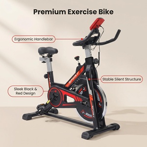Bicicleta <span class=keywords><strong>de</strong></span> <span class=keywords><strong>Spinning</strong></span> Profesional <span class=keywords><strong>de</strong></span> Acero con Altura Ajustable, Bicicleta Estática Vertical <span class=keywords><strong>para</strong></span> Gimnasio - Product Image 2