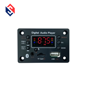 LED USB TF FM Radio Audio lettore MP3 modulo decodificatore circuito musicale fabbrica all'ingrosso blu dente <span class=keywords><strong>5.0</strong></span> 5V 12V cavi neri SFD - Product Image 3