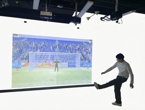 Juego de Fútbol Interactivo con Proyección en Pared, Simulador de Fútbol Inteligente, Máquina Arcade con Respuesta Táctil para Entretenimiento en Interiores - Product Image 1