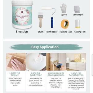 Vernice Opaca Effetto Gesso per Mobili in Legno, Impermeabile, Non Tossica e Inodore, per Rinnovare Armadietti da Cucina, Culle, Scrivanie, Guardaroba - Product Image 4