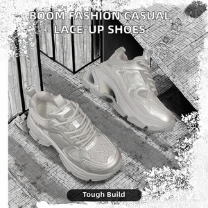 Popolari scarpe Casual in tela alla moda con testa rotonda Sneakers sportive con suola morbida alla moda Boom nuovo Design - Product Image 4