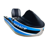 Kart aquatique monoplace à batterie lithium 50 km/h, maniabilité agile, équipement de location pour sports nautiques en lac de station balnéaire