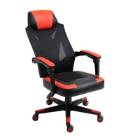 Fauteuil de bureau ergonomique moderne GFRUN à dossier haut, pivotant et inclinable, en tissu, confort exécutif, extensible, minimaliste, pour gamers
