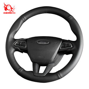 Recién llegados, pieza de automóvil, costura rápida, diseñador de la cubierta del <span class=keywords><strong>volante</strong></span> para Ford <span class=keywords><strong>EcoSport</strong></span> Kuga Grand 2017 Focus Wagon 2015 2017 - Product Image 2