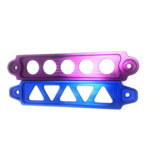 UsO-Racing Aluminum Battery Mount <b>Bracket</b> 5 Hole Universal Car Battery Clamp Support - Product Image 3