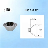 Réflecteur LED lisse à 1 lumière, haute réflectivité, directement de l'usine, pour projecteur tactique