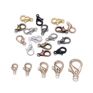 Lot de 1000 fermoirs mousquetons en alliage de zinc plaqué pour bijoux, colliers, porte-clés, accessoires de bricolage - Product Image 3
