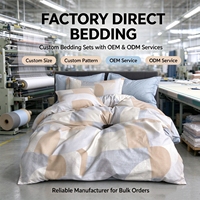Parure de lit en sergé 100 % coton 200 fils/pouce² toutes saisons, 4 pièces (housse de couette, drap, taies d'oreiller) taille Queen, vente en gros