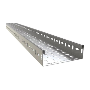Systèmes de gestion des câbles électriques ventilés en acier galvanisé perforé robuste pour projets industriels - Product Image 1
