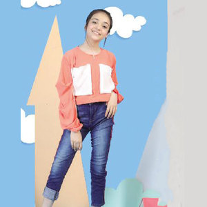 Vestido de poliéster personalizado al por mayor, vestido de manga larga para niñas, ropa infantil a medida - Product Image 1