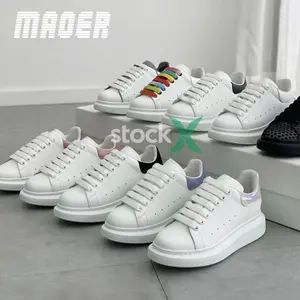 Casual OG Luxury Original Designer High Quality Women Skateboarding Casual Small White Shoes White Genuine Leather Men Sneakers