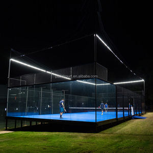 Campo da Padel Modulare Prefabbricato, Struttura in Acciaio, Senza Necessità di Permesso, Campo da <span class=keywords><strong>Tennis</strong></span> Mobile - Product Image 1