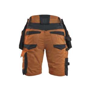 BLAKLADER - 717511494099C44 Pantalones cortos artesanos para mujer en dos sentidos elásticos Rust/Black - EAN 7330509957455 PANTALÓN DE TRABAJO PANTALONES CORTOS DE TRABAJO - Product Image 2