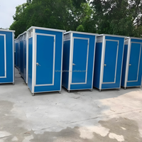 Offre Spéciale – Toilettes Portables Préfabriquées en PEHD avec Base en Acier et Colonnes en Alliage d'Aluminium – Durables et Écologiques pour Chantiers et Utilisation Extérieure