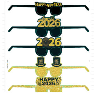 Gafas de Sol y Sombrero de Copa para Fiesta de Cumpleaños de <span class=keywords><strong>Nochevieja</strong></span>, Accesorios Divertidos para Fotografía, 2026, Transfronterizo - Product Image 3