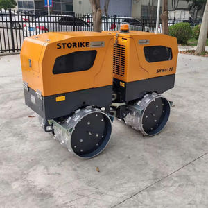 โรลเลอร์ยางมะตอย1.8ตันเครื่องสั่นสองดรัม330กก. 1ตันโรดเลอร์โร้ด - Product Image 3