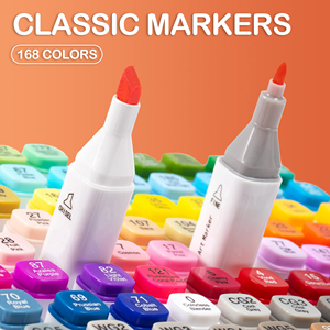 Marcadores de Arte de Doble Punta, 40 Colores, Marcadores de Alcohol para Dibujo, Juego de Rotuladores Permanentes - Product Image 3