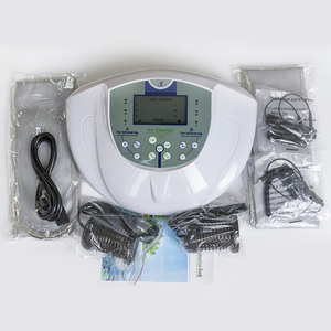 Appareil de spa ionique pour les pieds à double détox de haute qualité, régulation de la pression artérielle, masseur pour les pieds pour <span class=keywords><strong>deux</strong></span> <span class=keywords><strong>personnes</strong></span>, matériau ABS blanc - Product Image 1