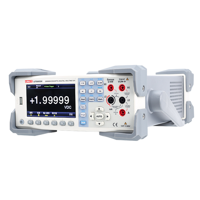 UNI-T UT8805N Benchtop Digital Multimeter 199999 Counts DC AC 1000V 10A TFT LCD Screen 1 Year Warranty