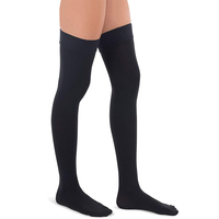 Femme et Homme Unisexe Type 20-30mmHg Cuissardes Chaussettes l Bout Fermé Classe 2 Bas de Compression pour Varices