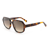 Lunettes de soleil de luxe personnalisées UV400 pour hommes et femmes, style pilote rétro, double pont, carrées, haute qualité, collection 2026