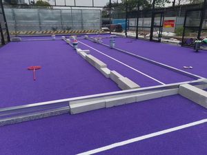 Césped Artificial para Pádel <span class=keywords><strong>de</strong></span> 10 mm y 13500 Dtex, Color Rojo <span class=keywords><strong>Ladrillo</strong></span>, para Interiores y Exteriores, Resistente al Desgaste, Fácil Instalación - Product Image 5