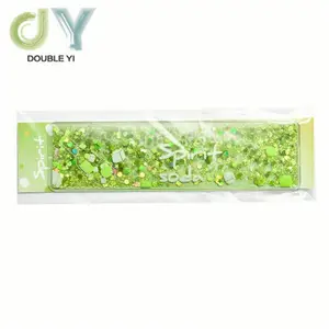 15 Cm Quy Mô Hình Dạng Tam Giác Nhựa PMMA Acrylic Cá Voi Cá Floater Long Lanh Cát Lún Bong Bóng Chất Lỏng Dầu Aqua Cai Trị Với Màu Xanh nước