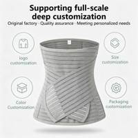 Faja Abdominal Ajustable para Recuperación, Cinturón Moldeador Transpirable de Una Pieza para Mujer, Ideal para la Oficina y Largas Jornadas de Trabajo