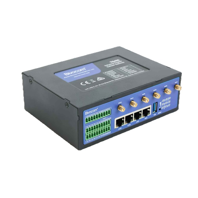 Bivocom High Quality Openwrt Linux OS 5G Router 4 Ethernet Ports Intelligent SMS Modem IoT Gateway Manufacturer's Supply MQTT