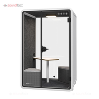 Caja de sonido para oficina, sofá privado silencioso para chatear, Área Comercial para chatear, cápsulas para reuniones insonorizadas modernas, negociar