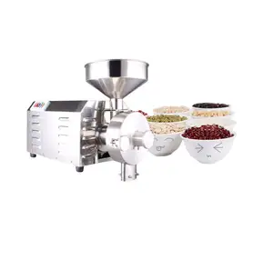 Molinillo de grano de café eléctrico Industrial plano cónico de rebabas de hoja de acero inoxidable grande automático profesional 220V