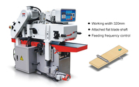 Raboteuse double face robuste 220V pour le travail du bois, état neuf, moteur automatique à double épaisseur