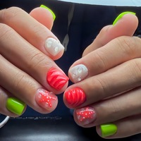 30 Uñas Postizas con Diseño 3D de Gotas de Agua, Uñas de Lujo al por Mayor, Personalizables, Reutilizables, Puntas de ABS de Fábrica