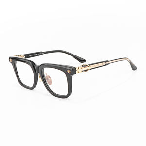 Gafas de Marca de Lujo con Montura de Fibra de Acetato en Negro, Dorado, Plateado, Carey, Transparente y Gris, para Prescripción Óptica, Presbicia y Multifocal - Product Image 4