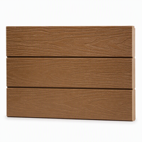 Revêtement mural extérieur imperméable en composite bois grainé enduit PU pour parc |   DBS DBSJAZ07 187.5x16mm