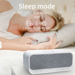 <span class=keywords><strong>Amplificador</strong></span> Inalámbrico <span class=keywords><strong>de</strong></span> <span class=keywords><strong>Sonido</strong></span> Estéreo <span class=keywords><strong>de</strong></span> Alta Fidelidad, Cargador Inalámbrico Rápido <span class=keywords><strong>de</strong></span> 15W con Micrófono Incorporado, Altavoz con Reloj Despertador - Product Image 4