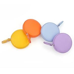 Suministro directo de fábrica personalizable 1,5 m PU cuero portátil cinta métrica bolsa al por mayor cinta métrica portátil Correa - Product Image 4
