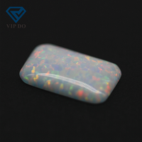 3*5-8*10mm 92 multicolore octogone cabochon opale OP #17 blanc opale de feu pierres précieuses synthétiques octogonales opale cabochon pierres précieuses coupées